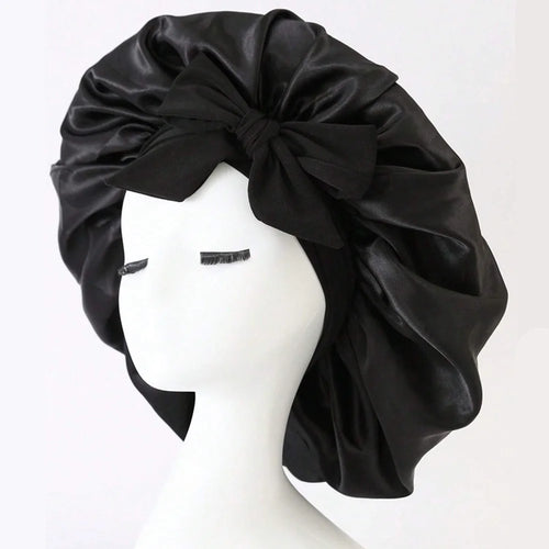 Adjustable silk bonnet