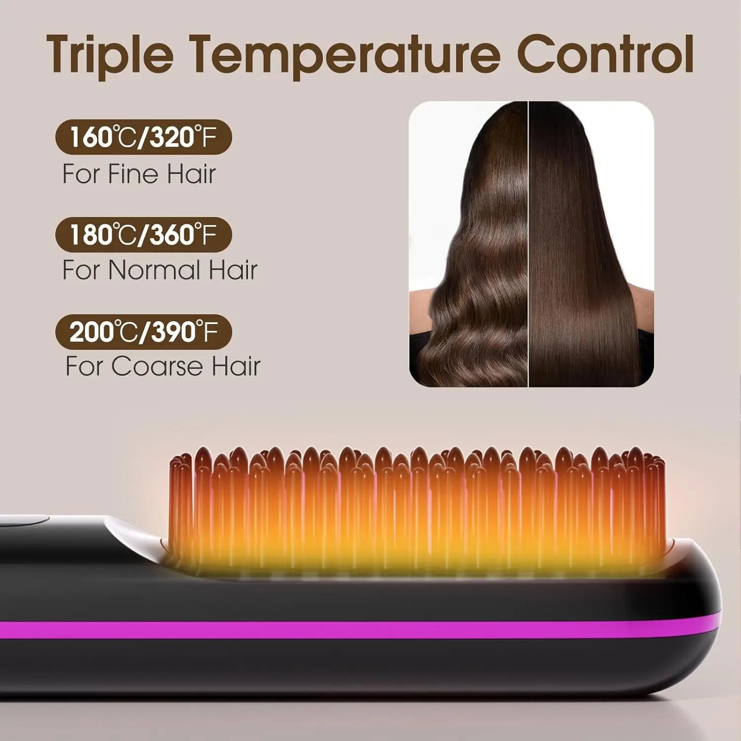 SilkFinish Cordless Ionic Straightening Brush