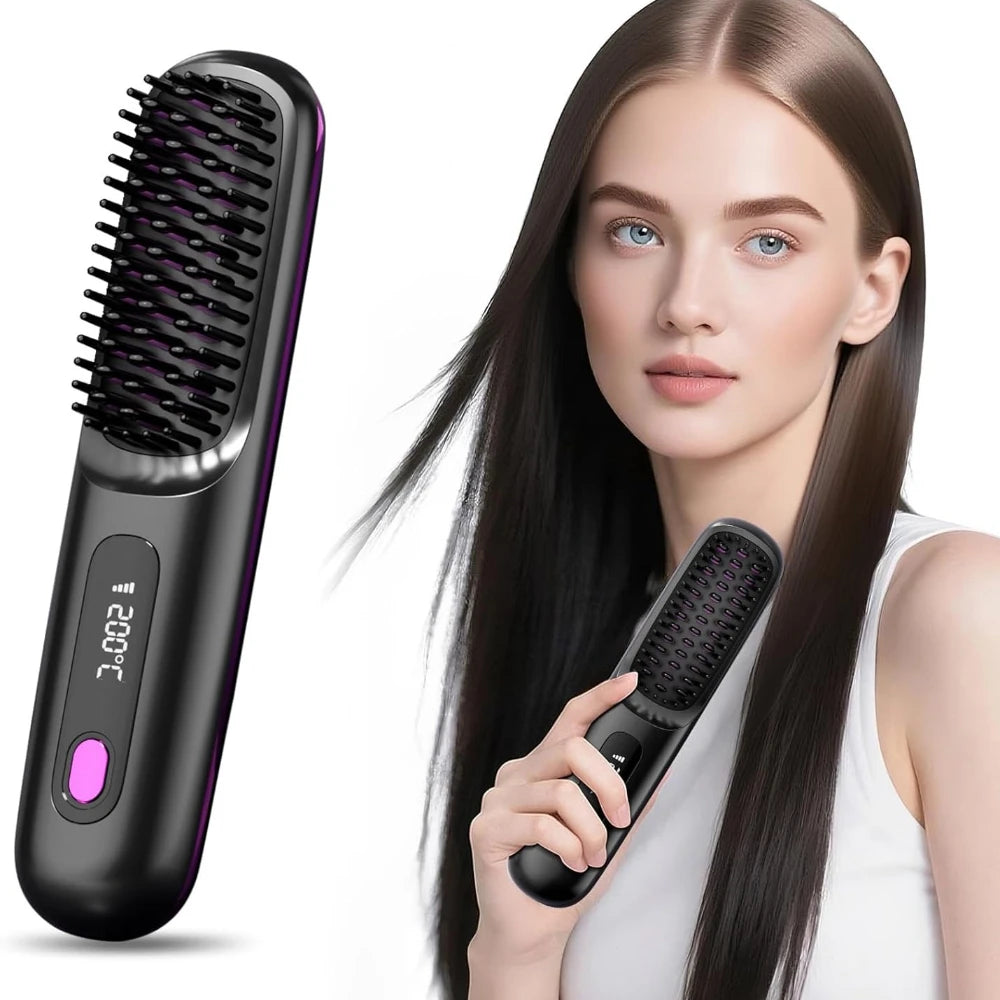 SilkFinish Cordless Ionic Straightening Brush